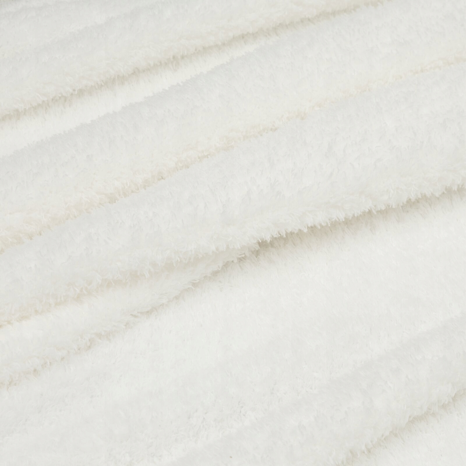 Mięciutki koc narzuta 170x210 biały - obrazek 12