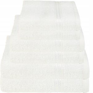 Ręcznik 2 x 30x50cm + 2 x 50x90cm + 2 x 70x140cm 450g bawełna komplet krem