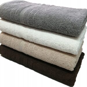 RĘCZNIK Z NATURALNEJ BAWEŁNY 4 SZT 70x140 KOLORY