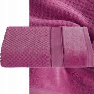 DUŻY RĘCZNIK 90X150 AMARANTOWY