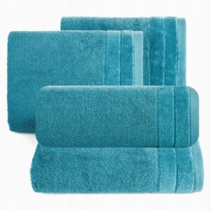 Ręcznik 2 x 50x90cm + 2 x 70x140cm 500g bawełna komplet jasny turkus