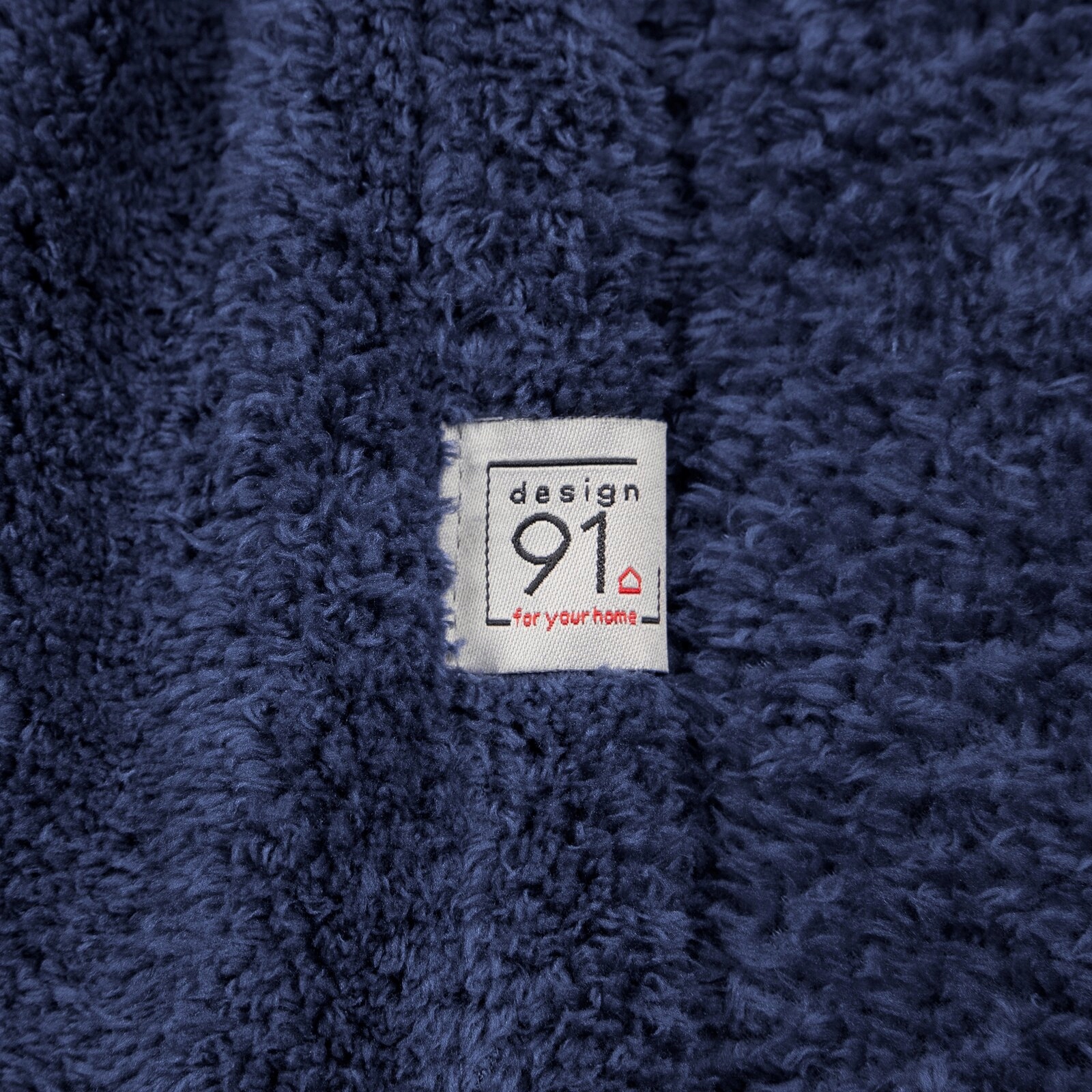 Mięciutki koc narzuta 170 cm x 210 cm granat typ flano prezent - obrazek 16